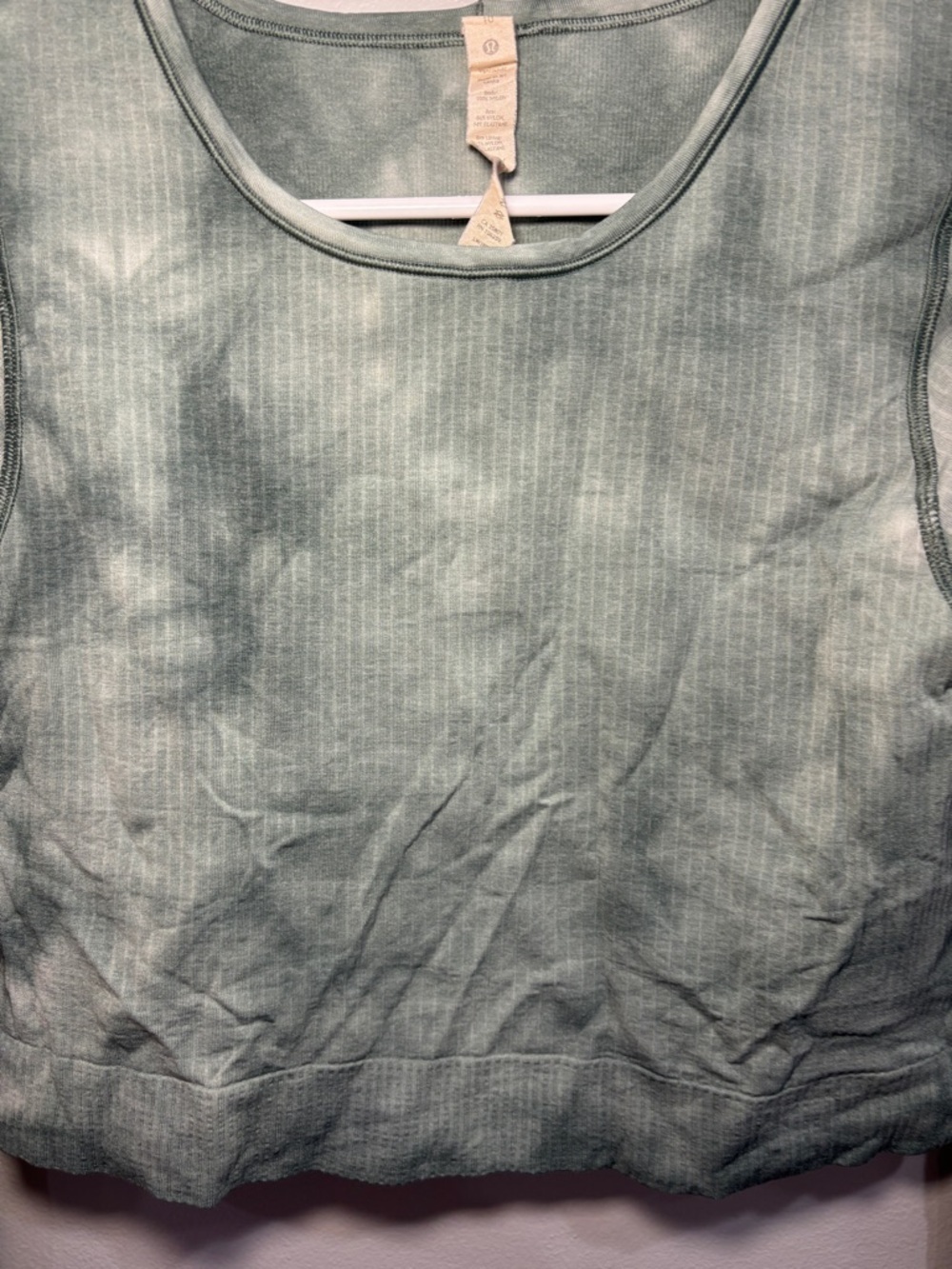 Lululemon Ebb To Street Marble Dye Long Sleeve Shirt Women’s 10 Tidewater Teal - Picture 3 of 8